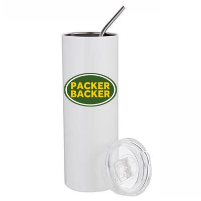 Packer Football Stainless Steel Tumbler