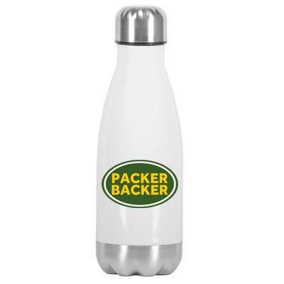 Packer Football Stainless Steel Insulated Water Bottle