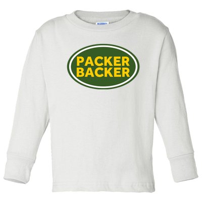 Packer Football Toddler Long Sleeve Shirt