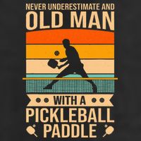 Pickleball Funny 7 Panel Mesh Trucker Snapback Hat