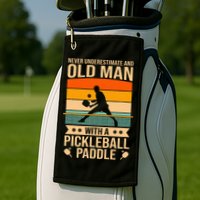 Pickleball Funny Golf Towel