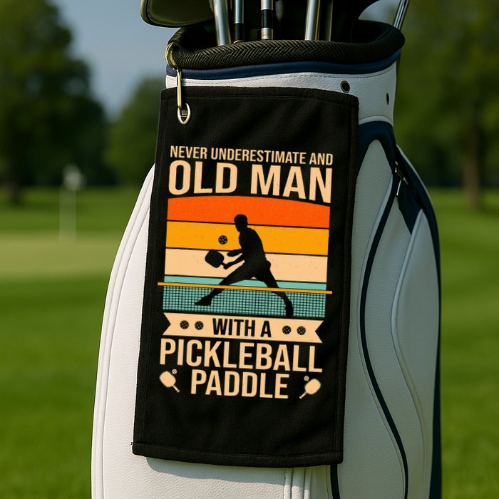Pickleball Funny Golf Towel