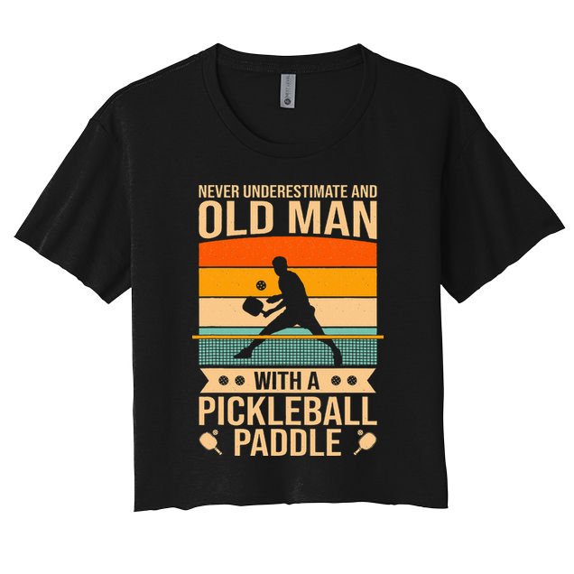 Pickleball Funny Crop Top