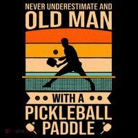 Pickleball Funny Cropped Pullover Crew