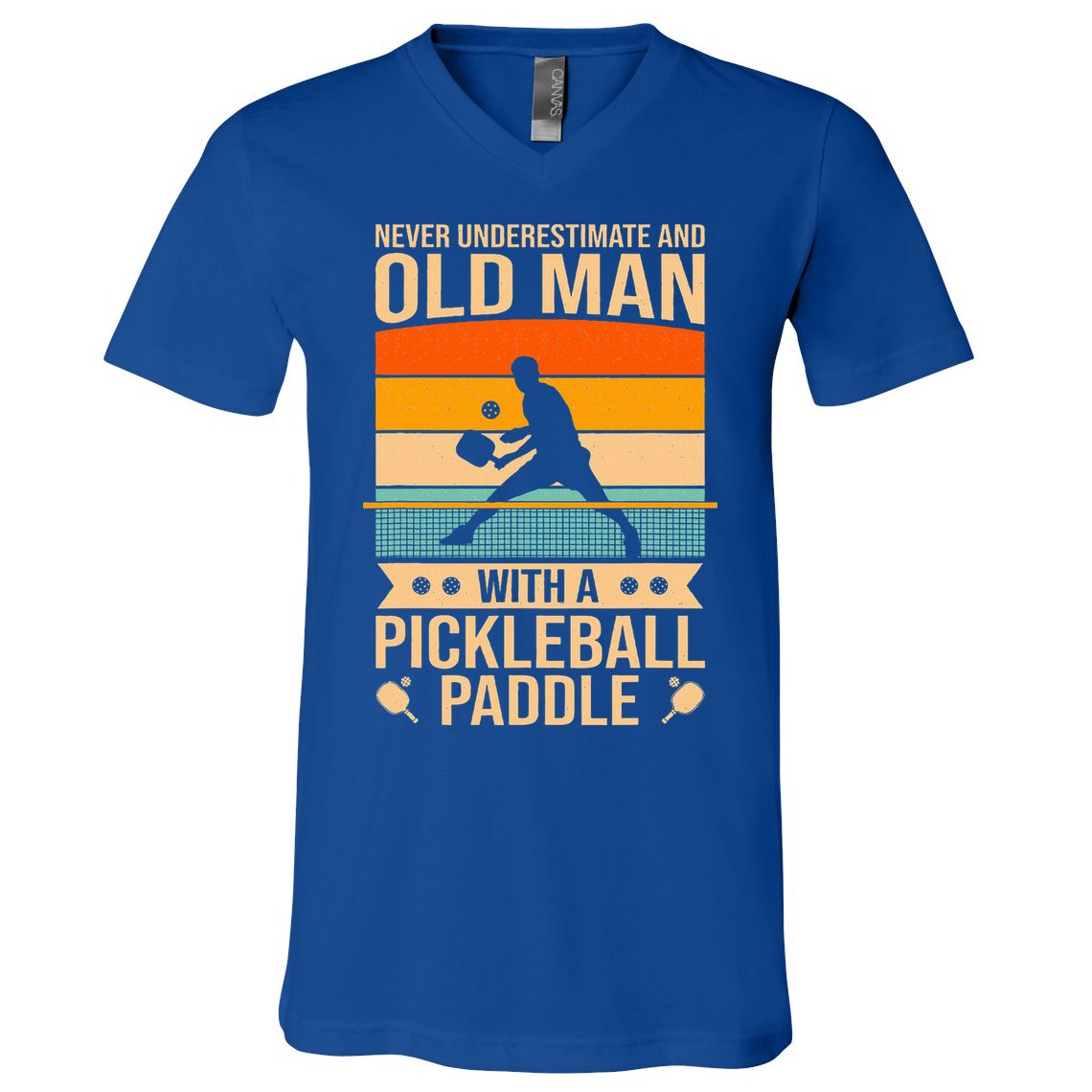 Pickleball Funny V-Neck T-Shirt