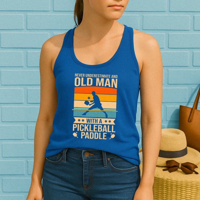 Pickleball Funny Womens Tank Top