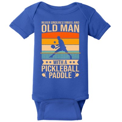 Pickleball Funny Baby Bodysuit
