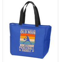 Pickleball Funny Zip Tote Bag