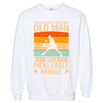 Pickleball Funny Garment-Dyed Sweatshirt