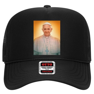 Pope Francis Picture Catholic Christian Vintage .Png Trucker Hat