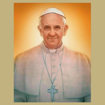 Pope Francis Picture Catholic Christian Vintage .Png T-Shirt