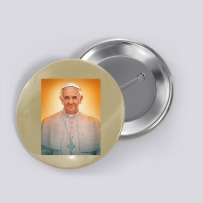 Pope Francis Picture Catholic Christian Vintage .Png Button