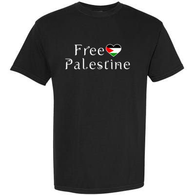 Palestine Free Palestine Free Gaza Palestine Flag Arabic Gift Garment-Dyed Heavyweight T-Shirt