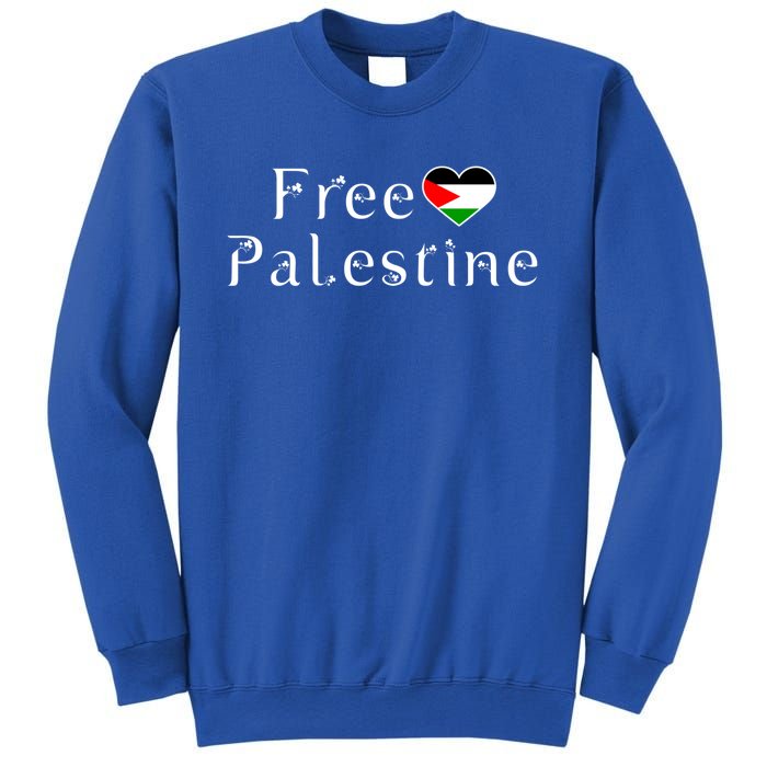 Palestine Free Palestine Free Gaza Palestine Flag Arabic Gift Sweatshirt