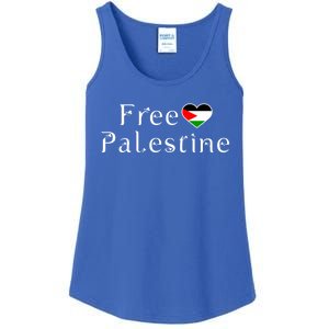 Palestine Free Palestine Free Gaza Palestine Flag Arabic Gift Ladies Essential Tank