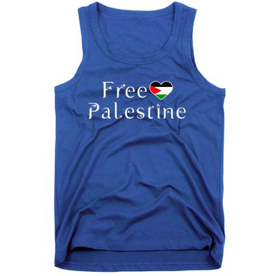 Palestine Free Palestine Free Gaza Palestine Flag Arabic Gift Tank Top