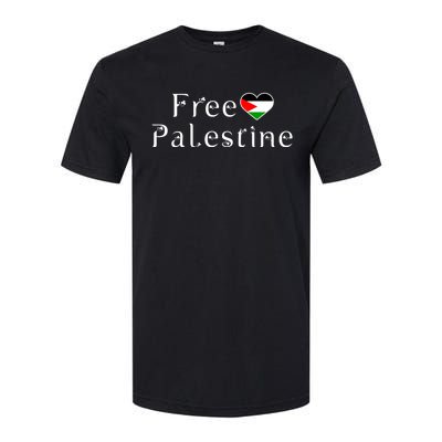 Palestine Free Palestine Free Gaza Palestine Flag Arabic Gift Softstyle CVC T-Shirt