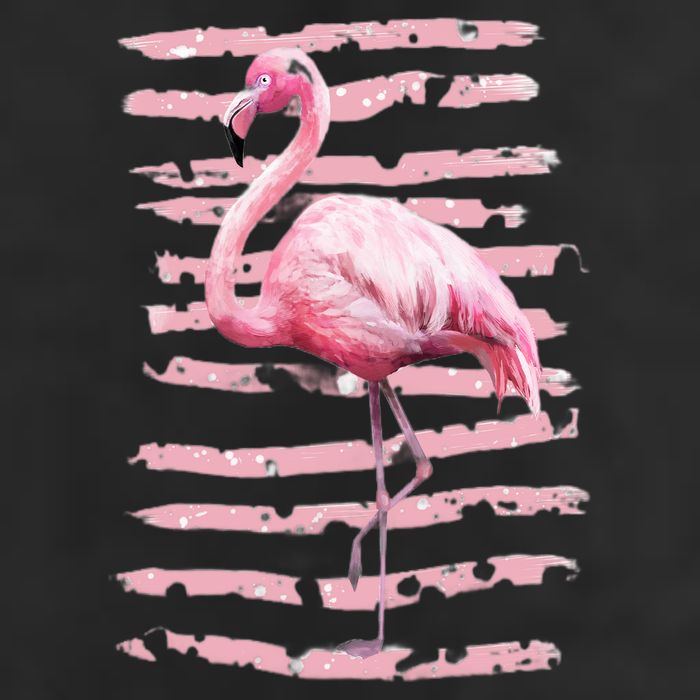 Pink Flamingo 7 Panel Mesh Trucker Snapback Hat