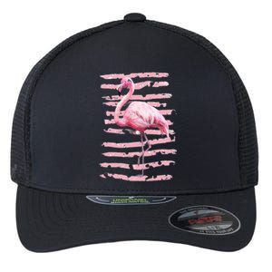 Pink Flamingo Flexfit Unipanel Trucker Cap