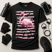 Pink Flamingo Cooling Performance Crew T-Shirt