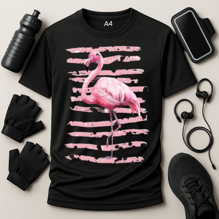 Pink Flamingo Cooling Performance Crew T-Shirt