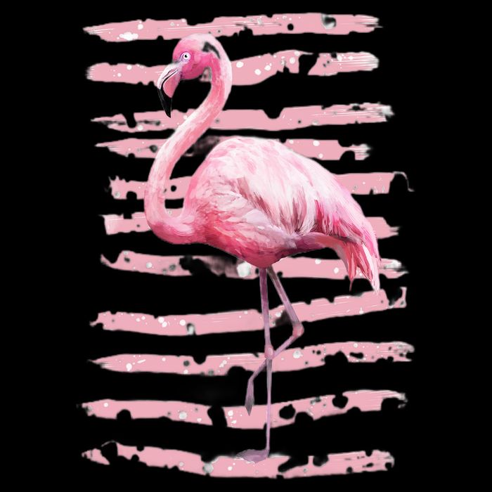 Pink Flamingo Cooling Performance Crew T-Shirt