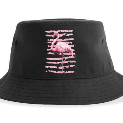 Pink Flamingo Sustainable Bucket Hat