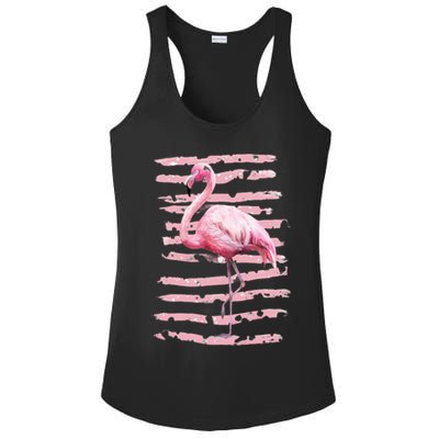 Pink Flamingo Ladies PosiCharge Competitor Racerback Tank