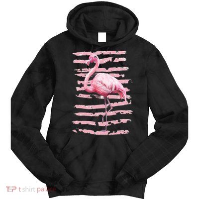 Pink Flamingo Tie Dye Hoodie