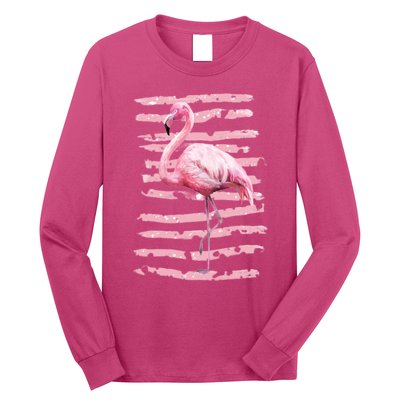 Pink Flamingo Long Sleeve Shirt