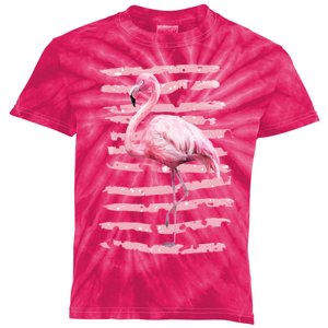 Pink Flamingo Kids Tie-Dye T-Shirt