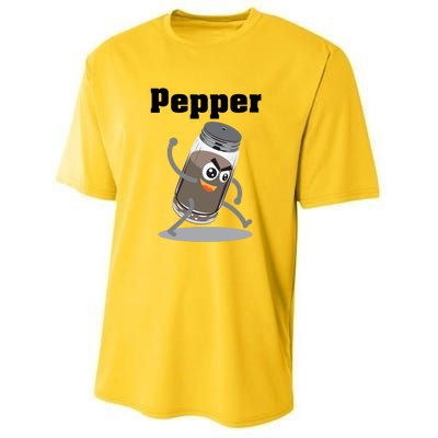 Pepper Funny Power Matching Salt And Pepper Gift Youth Performance Sprint T-Shirt