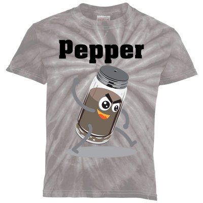 Pepper Funny Power Matching Salt And Pepper Gift Kids Tie-Dye T-Shirt