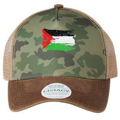 Palestine Flag Legacy Tie Dye Trucker Hat
