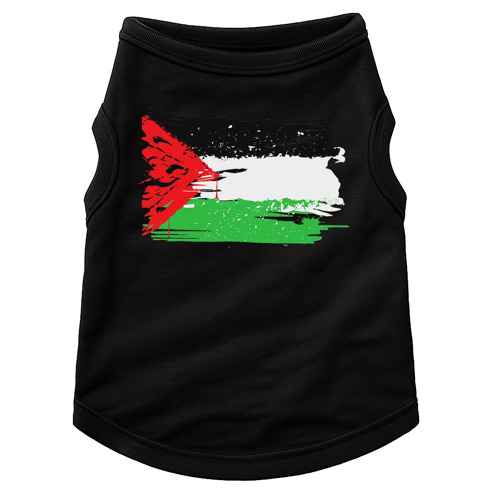 Palestine Flag Doggie Tank