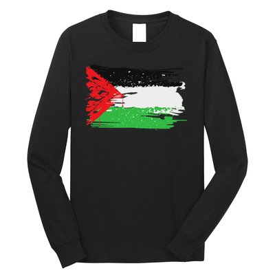 Palestine Flag Long Sleeve Shirt