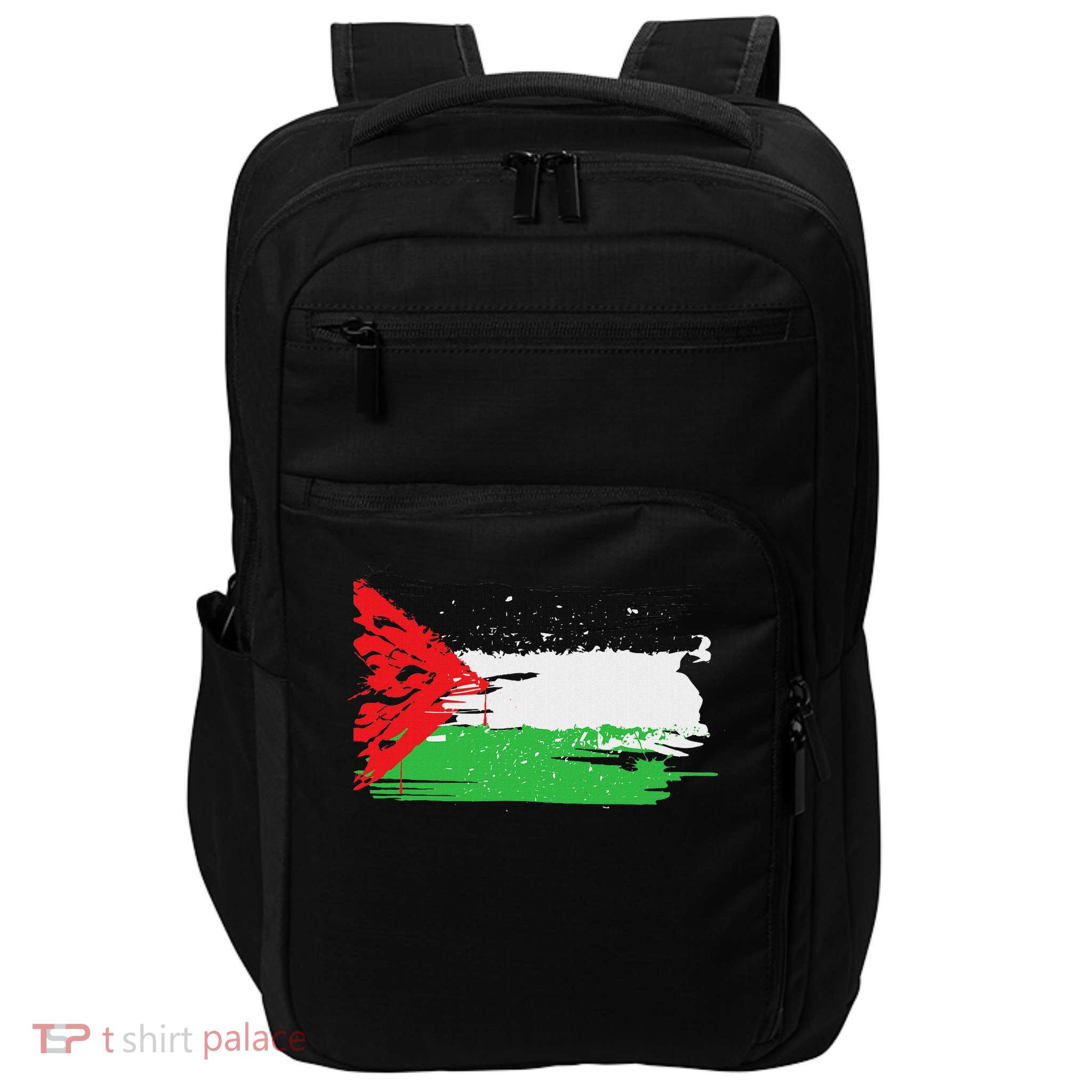 Palestine Flag Impact Tech Backpack