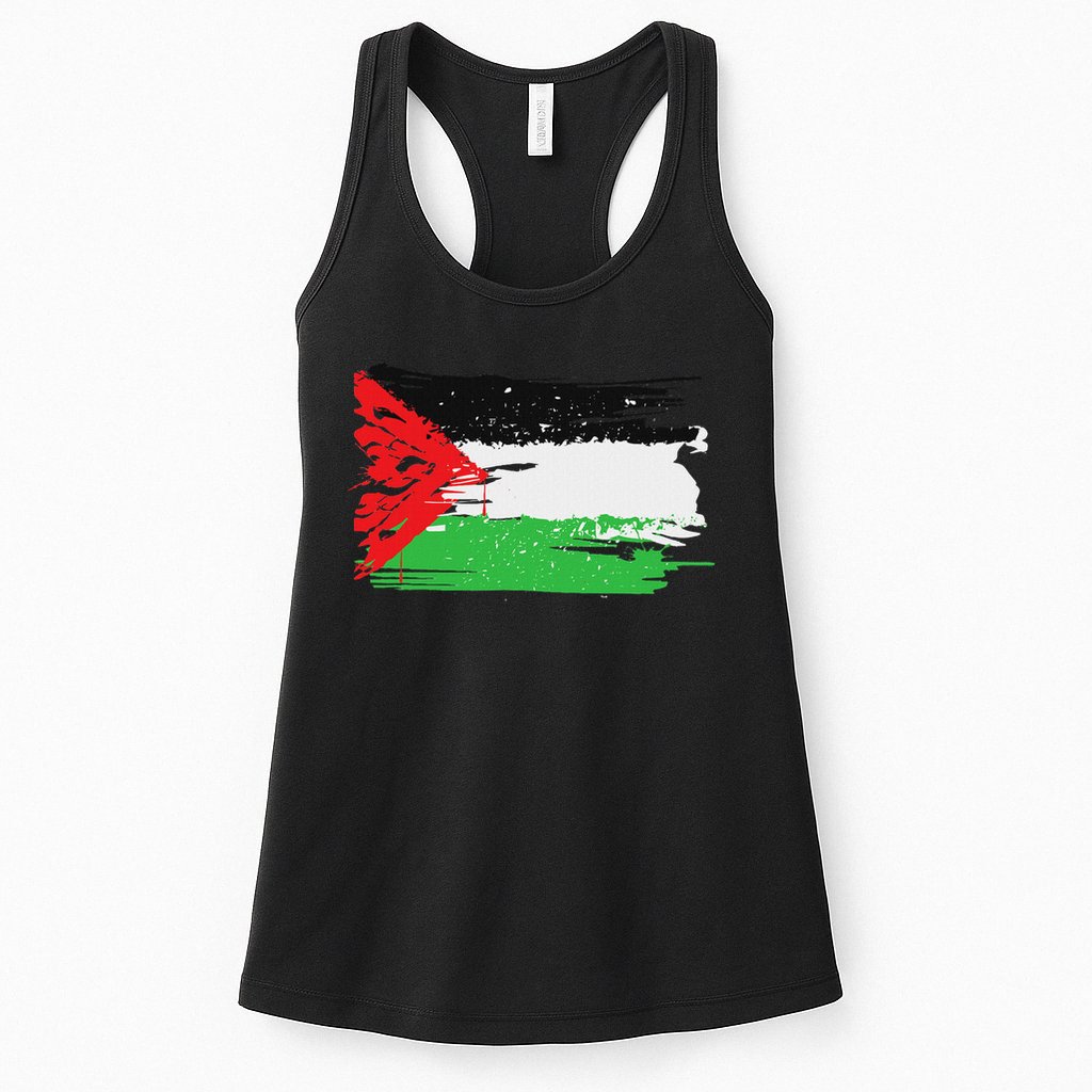 Palestine Flag Womens Tank Top