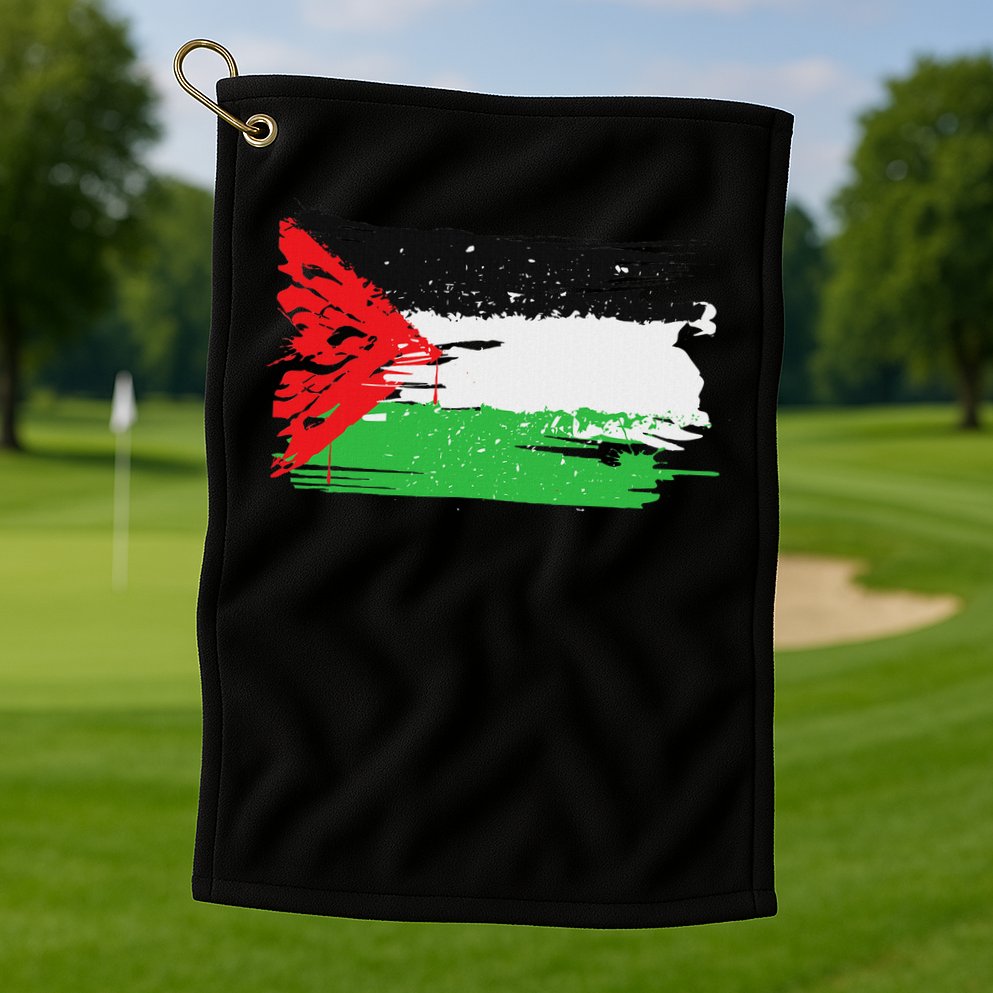 Palestine Flag Golf Towel