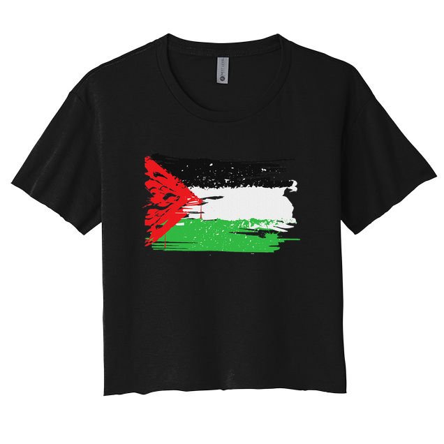 Palestine Flag Crop Top