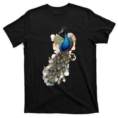 Peacock Feather Peahen Bird Animal Peacocks Lover T-Shirt