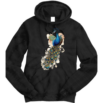 Peacock Feather Peahen Bird Animal Peacocks Lover Tie Dye Hoodie