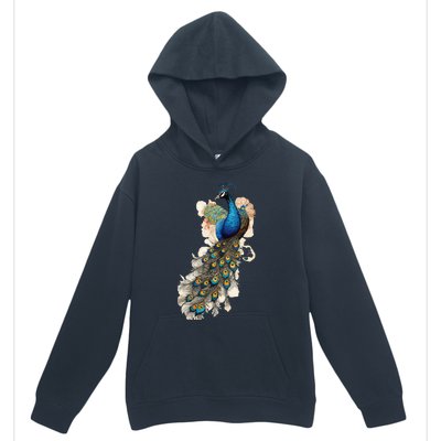 Peacock Feather Peahen Bird Animal Peacocks Lover Urban Pullover Hoodie