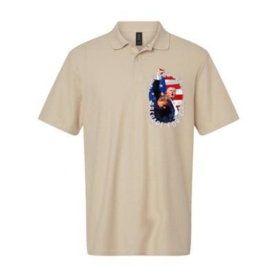 Pray For Peace Prepare For War Protrump Softstyle Adult Sport Polo