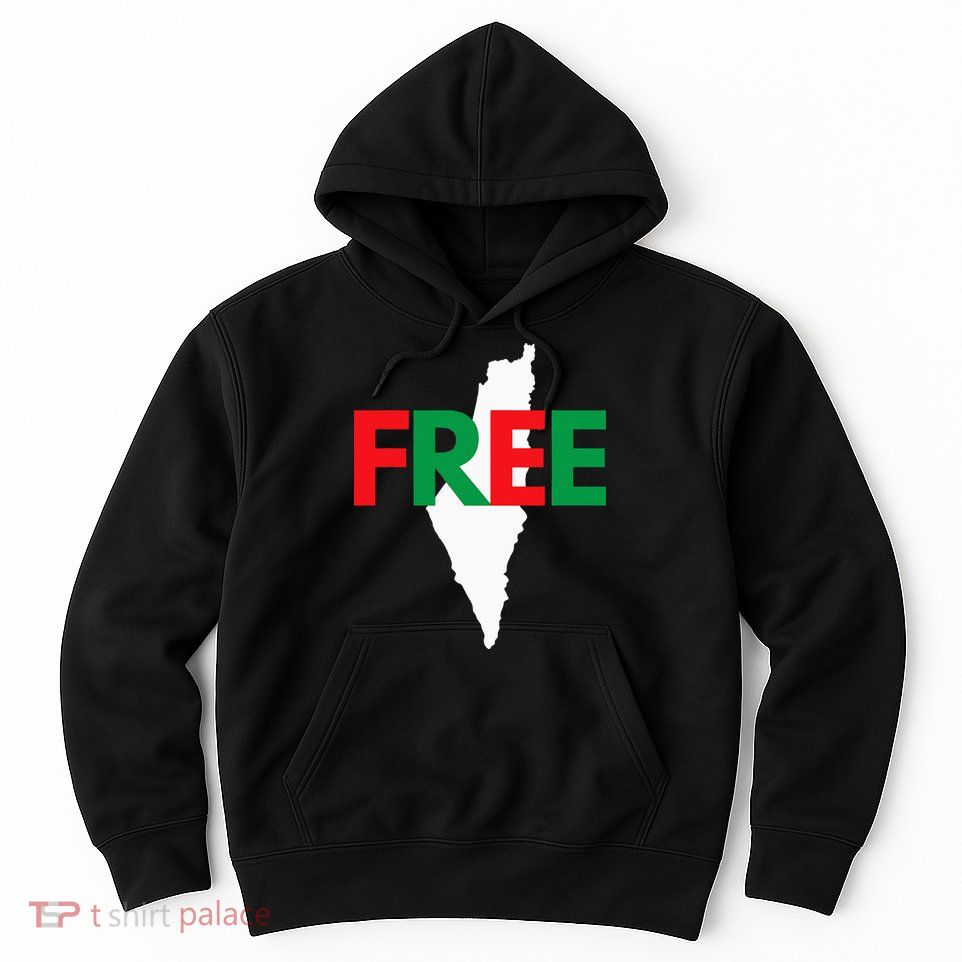 Palestine Free Palestine In Arabic Free Gaza Palestine Flag Hoodie