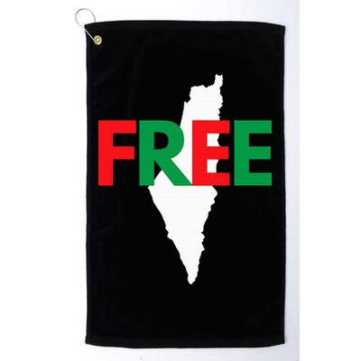 Palestine Free Palestine In Arabic Free Gaza Palestine Flag Golf Towel