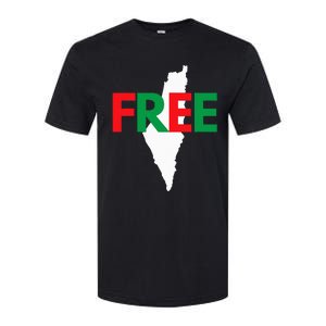 Palestine Free Palestine In Arabic Free Gaza Palestine Flag Softstyle CVC T-Shirt