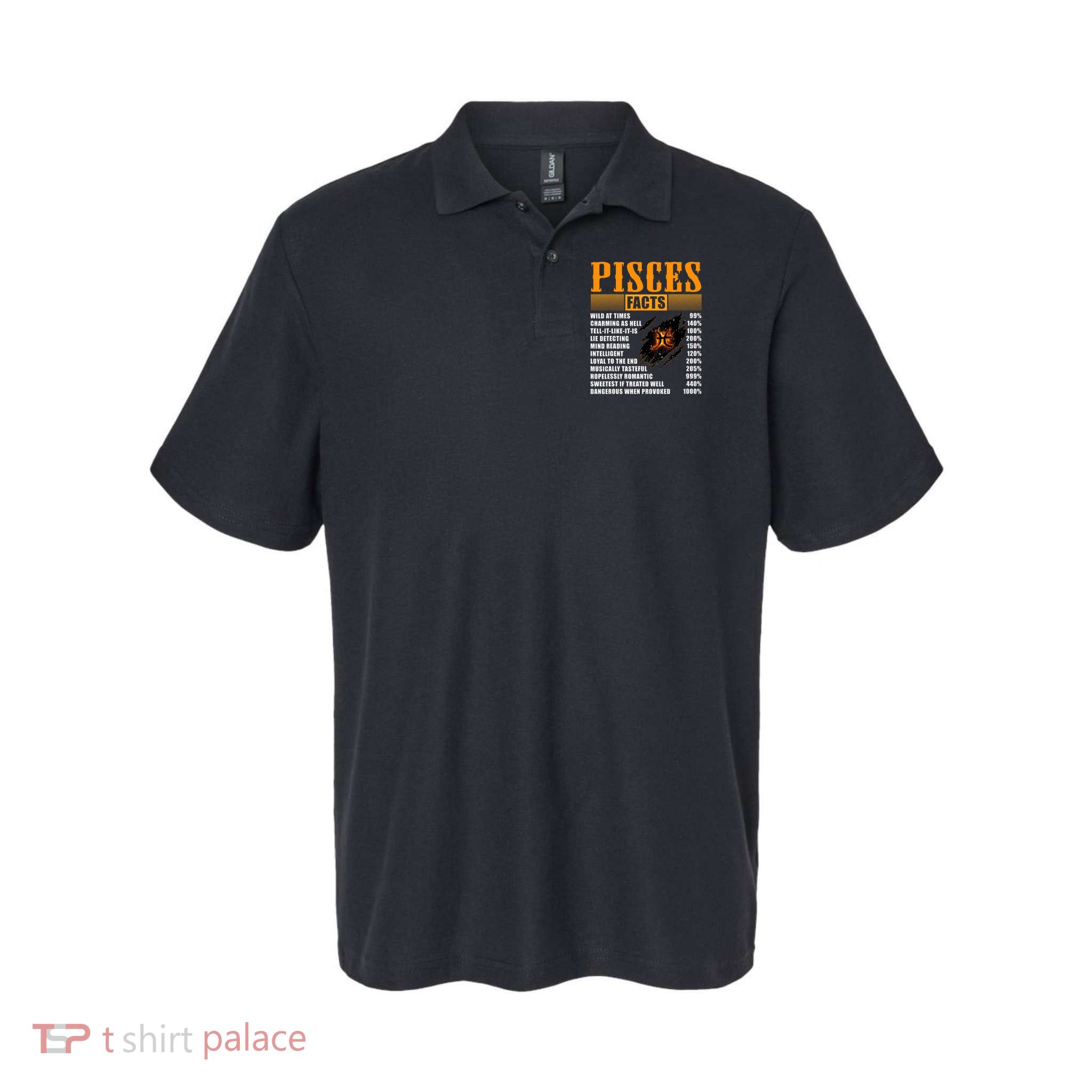 Pisces Facts Pisces Birthday Gifts Softstyle Adult Sport Polo