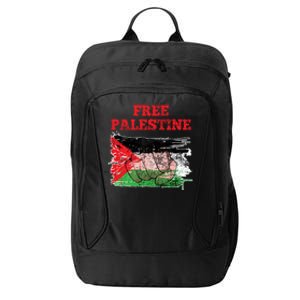 Palestine Flag Patriotic Palestinian Free Palestine Cute Gift City Backpack