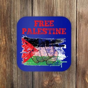 Palestine Flag Patriotic Palestinian Free Palestine Cute Gift Coaster